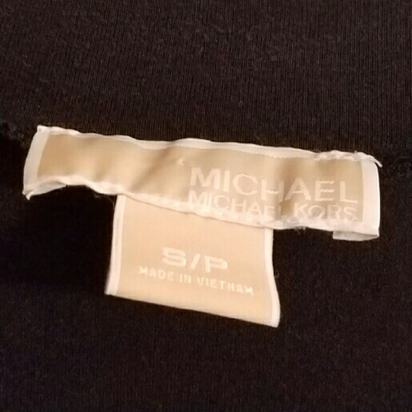 Michael Kors Black Sleeveless Ruffle Shirt - Picture 2 of 4