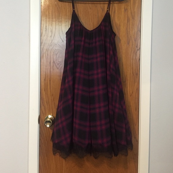 💜Plaid Lacey Dress💜