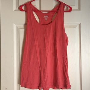Old Navy Fitted Coral Workout Shirt