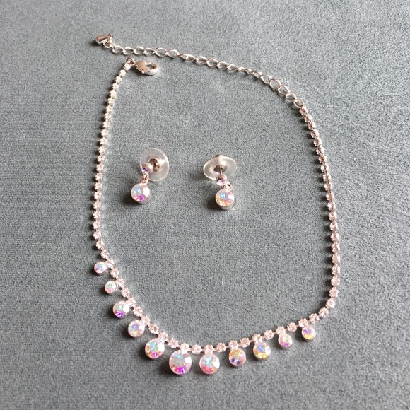 Necklace and matching earrings.