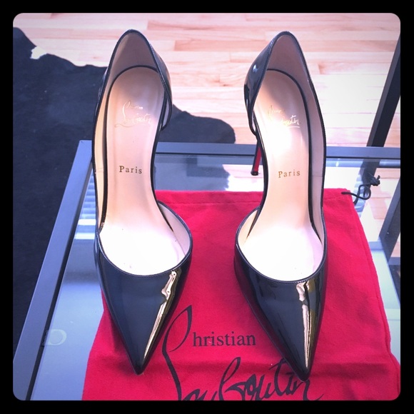 Christian Louboutin Iriza Blk Patent leather heels