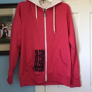 Snowboarding zip up sweatshirt