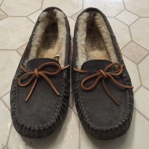 Gray Ugg Moccasins