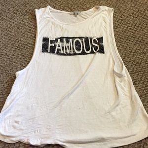 "Famous" tank top