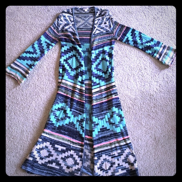 NWOT Full Length open Cardigan sweater