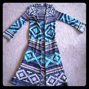 NWOT Full Length open Cardigan sweater