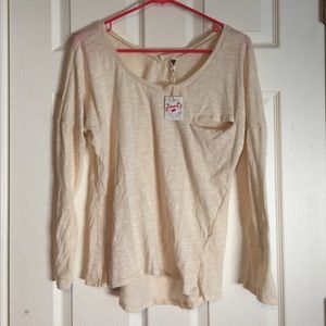 Beige Long Sleeve Shirt