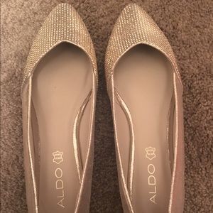 Sparkly Aldo flats size 7