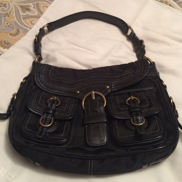 Coach black bag.