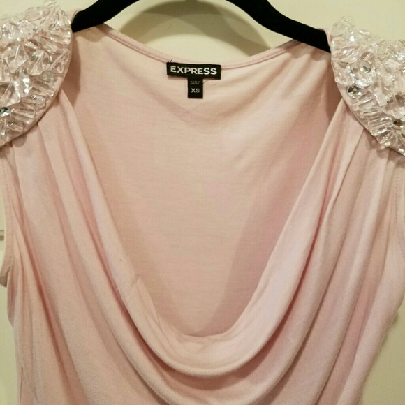 Express Blush Pink Tank Top - Picture 3 of 4