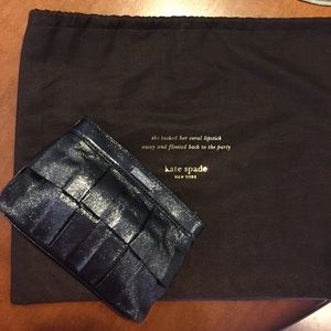 Kate spade metallic leather crossbody bag/clutch