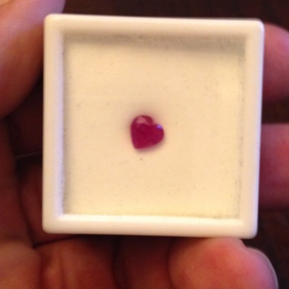 Ruby stone. Very nice color.