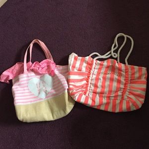TWO Victoria's Secret beach bags