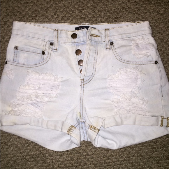 High waisted shorts