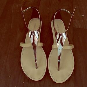 Only worn once BCBG sandals