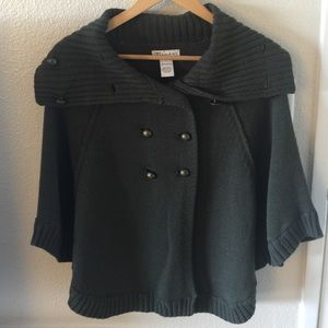 Green Sweater Cape