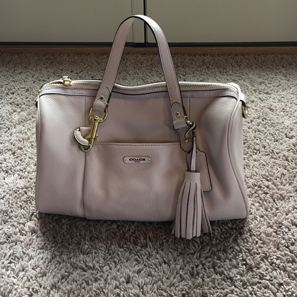 COACH purse-cream colored