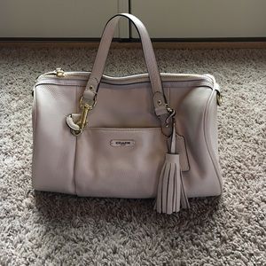 COACH purse-cream colored