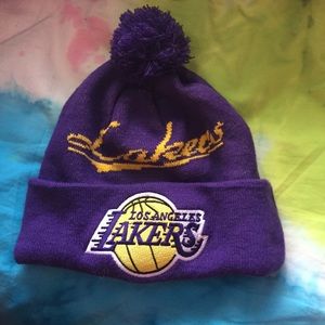 Mitchell & Ness lakers beanie