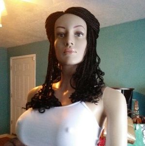 Box braided wig
