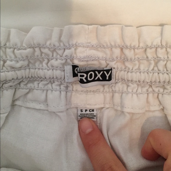 White Roxy Beach Pants - Picture 2 of 4