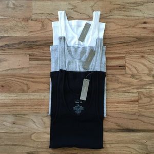 Set of 3 J. Crew Favorite Tanks