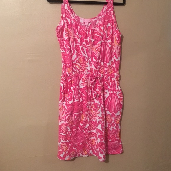 Lilly Pulitzer Pink Shell Pattern Dress