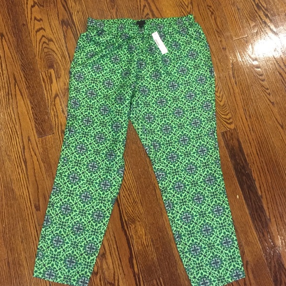 NWT J. Crew silk pants
