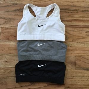 Set of 3 Nike Sport Bras