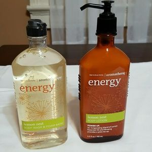 Bath & Body Works Lemon Zest Body Wash & Lotion