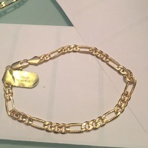 14k gold plated bracelet