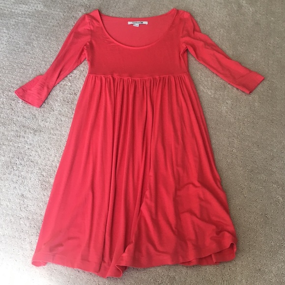 SOLD {forever 21} coral dress - Picture 1 of 3