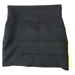 Black bandage skirt