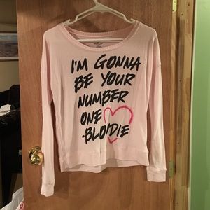 LST & FND for American Eagle Outfitters blonde top