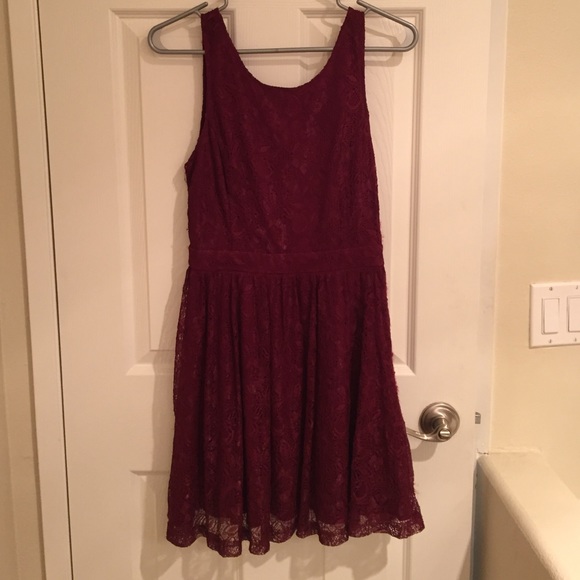 Maroon dress