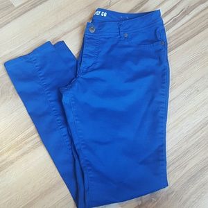 EUC Royal Blue Mossimo skinnies! Size 15