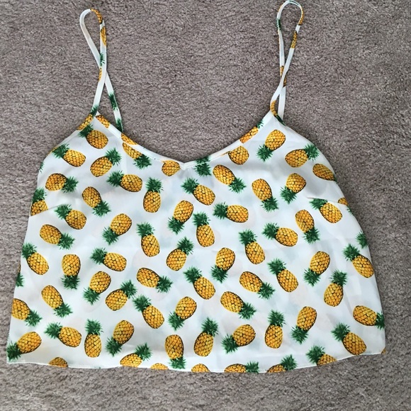 Pineapple crop top