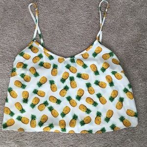 Pineapple crop top