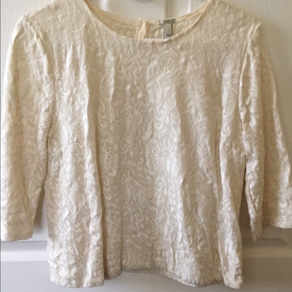 JCrew cream top