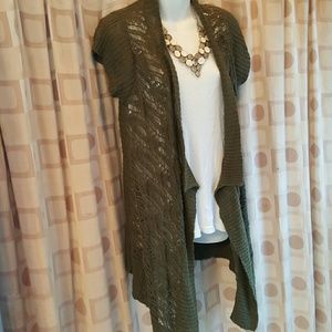Calvin Klein short sleeve cardigan