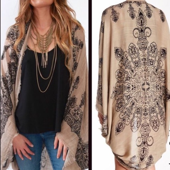 💠💠The TANEH kimono - BLACK - Picture 3 of 3