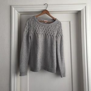 Thick grey sweater