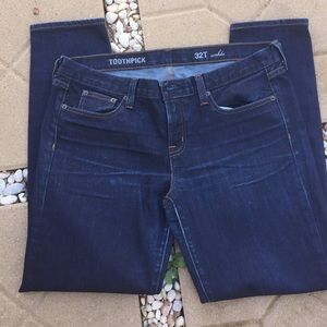 32t J Crew toothpick jeans