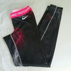 Nike pro combat compression pants size small