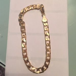 14k gold plated bracelet
