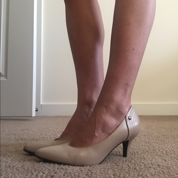 Beige, LifeStride heels