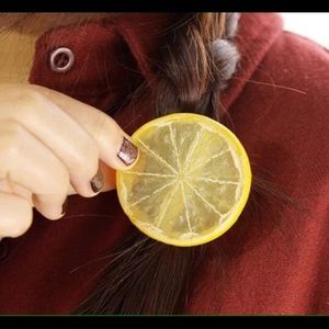 CUTE Lemon hair tie