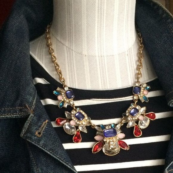 Statement necklace.