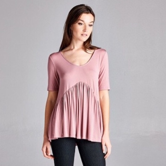 ONE LEFT❗️Blush Swing Top - Picture 2 of 2