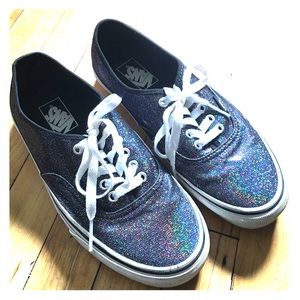 Almost New Size 9 Vans Sparkly Shoes
